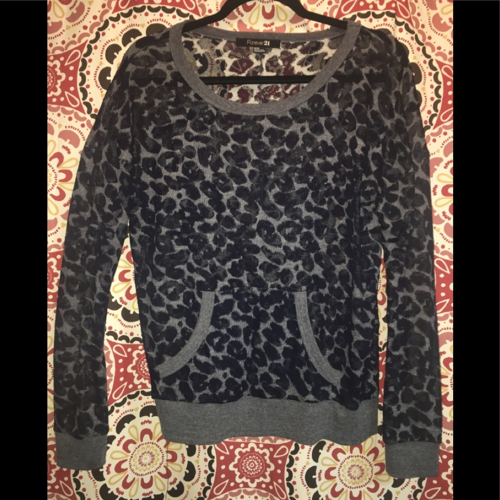 Cheetah Shear Sweater